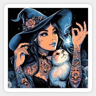 Witchy magic tricks Sticker